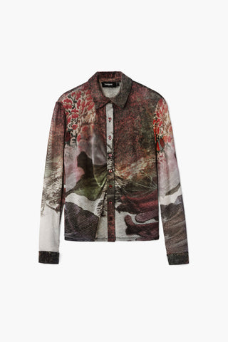 Desigual Long-sleeve T-shirt autumn forest