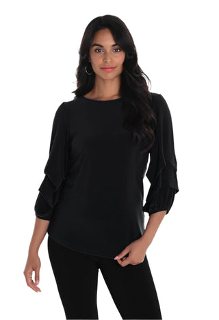 Frank Lyman Detailed Sleeve Top