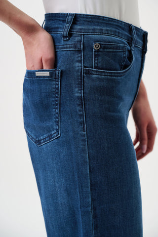 Joseph Ribkoff Goldie | Classic Wide-Leg Stretch Jeans