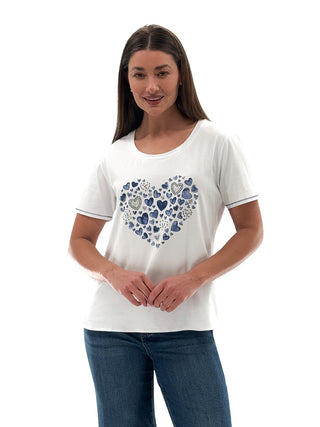 Orly Blue Hearts T-shirt