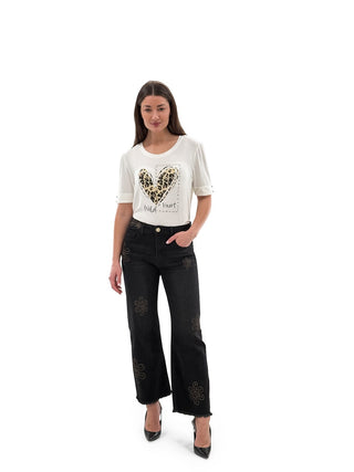 Orly Solid Black Jeans