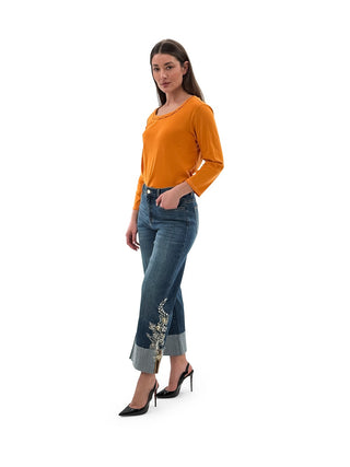 Orly Rhinestone Detailed Jeans
