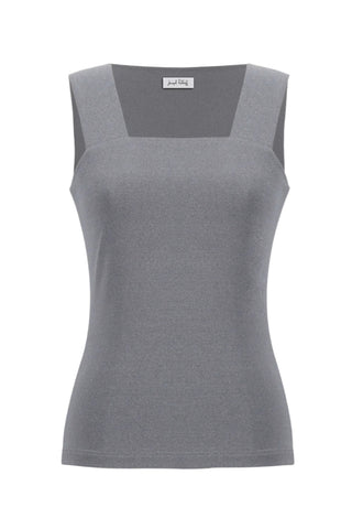Gray tank top on a light gray background