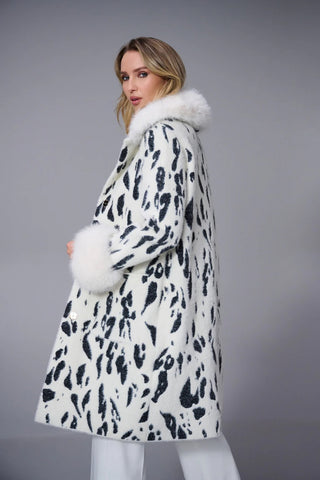 Joseph Ribkoff Faux Fur Coat