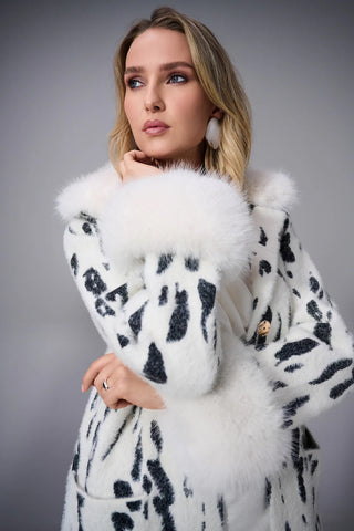 Joseph Ribkoff Faux Fur Coat