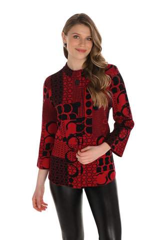 Frank Lyman Tomato Knit Jacket