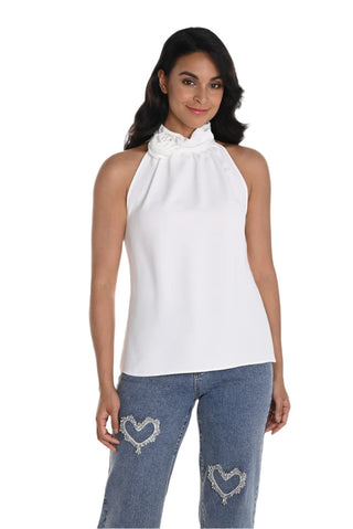 Frank Lyman Mock neck Blouse