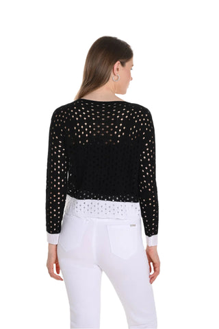 Frank Lyman Crochet Top