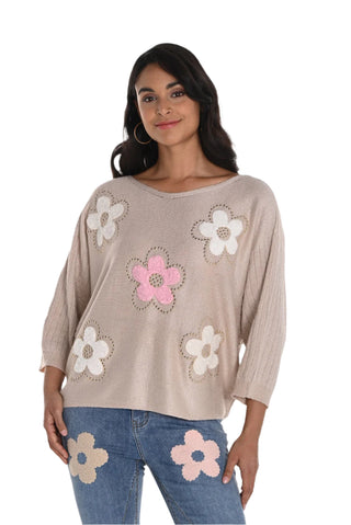 Frank Lyman Blush Sweater