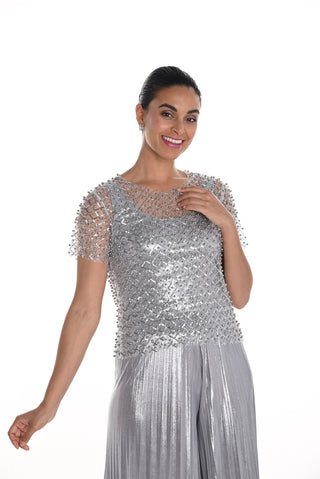 Frank Lyman Sequin Overlay