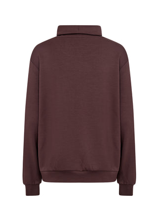 Brown sweatshirt on a white background