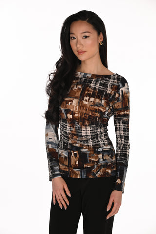 Frank Lyman Ruched Sided Top