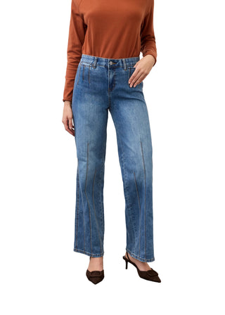 FDJ Olivia Statement Pintuck Jean