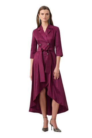 Joseph Ribkoff Signature Taffeta Wrap Dress