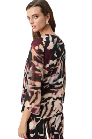 Joseph Ribkoff Signature Abstract Print Top