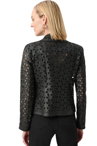Joseph Ribkoff Mesh Moto Jacket