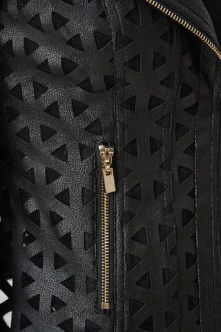 Joseph Ribkoff Mesh Moto Jacket