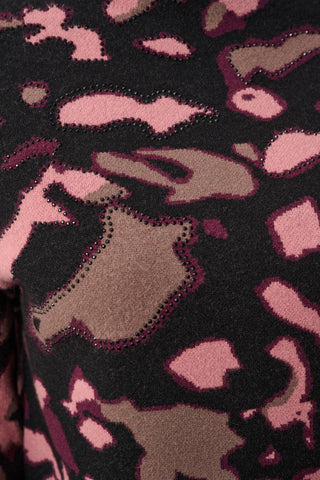 Joseph Ribkoff Abstract Jacquard Sweater