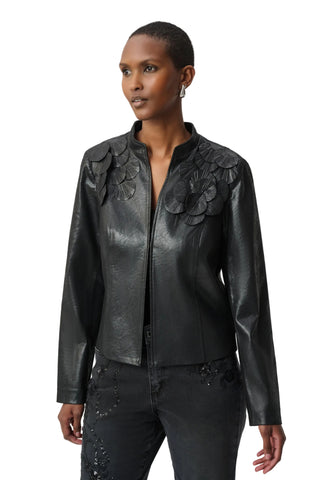 Joseph Ribkoff Embellished Suede Jacket