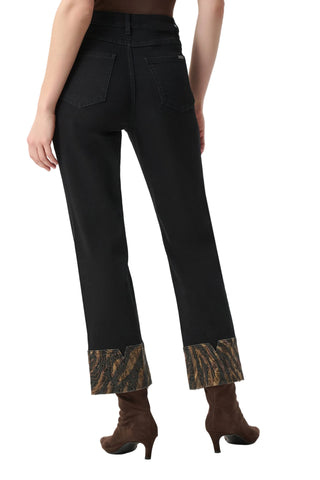 Joseph Ribkoff Animal & Rhinestone Trim  Jeans