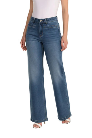 Frank Lyman wide Leg Denim Pant