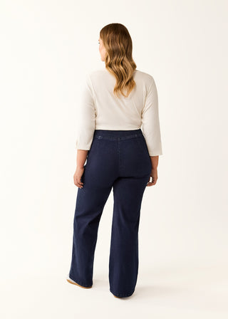 FDJ Pull on wide leg Beyond Denim Jean