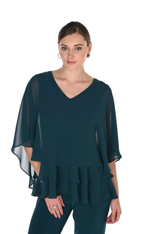 Frank Lyman Chiffon Layered Top