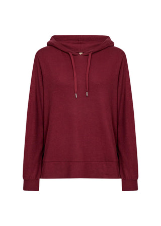Maroon hoodie on a white background
