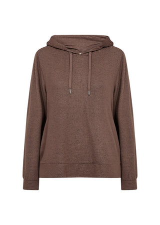 Brown hoodie on a white background