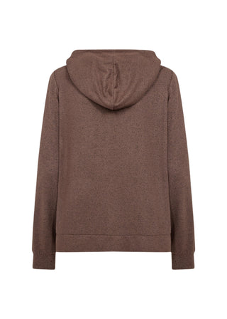 Brown hoodie on a white background