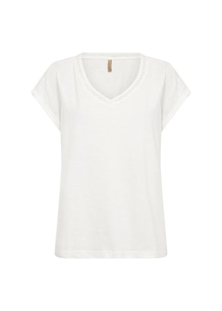Soya Concept V neck Lace Detail Top