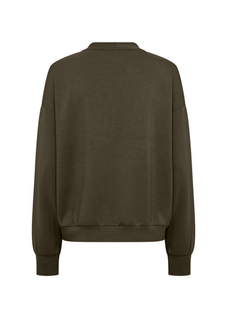 Soya Concept V neck Zipper Sweatshirt