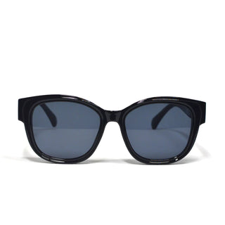 Luv&Co Black Quilted Print Frame Sunglasses