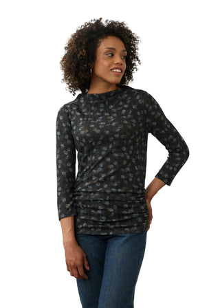 FDJ Mock Neck Top