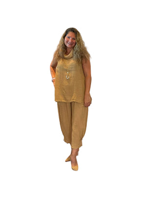 Made In Italy Linen Top
