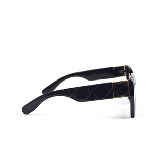 Luv & Co.  Quilted Black Sunglasses