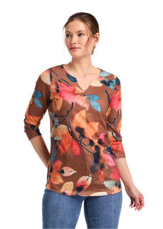 French Dressing Notch neck Top