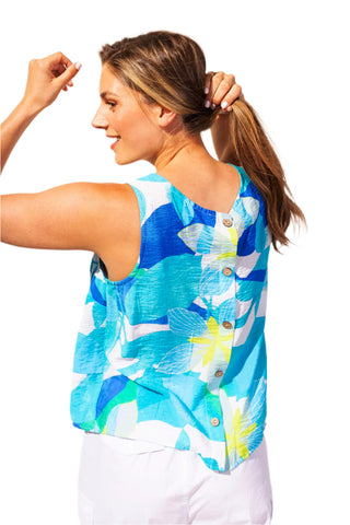 Escape Button Back Tropical Tank