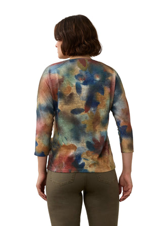 FDJ Drop Shoulder V neck top