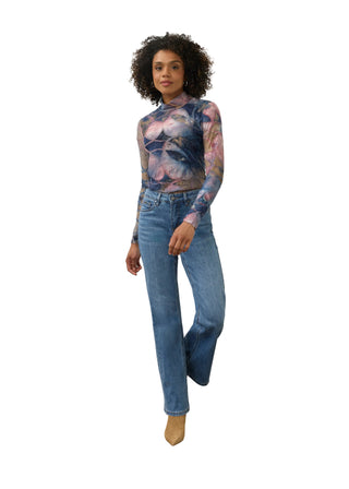 FDJ Equinox Mock Neck Top