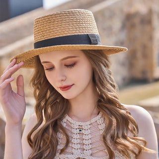 The Pathz "Rosie Bow" Boater Hat
