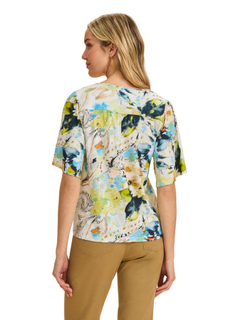 FDJ Short sleeve V neck Top