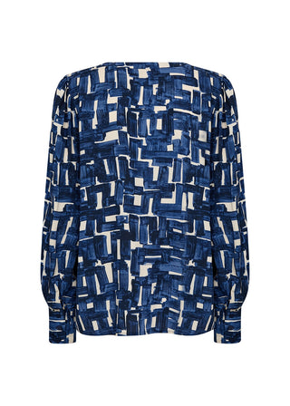 Soya Concept  Button V Neck Top