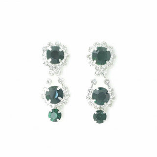 Crystal Waters Emerald Earring