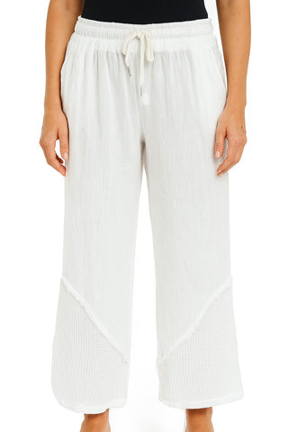 Eternelle Wide Leg Cropped Pant