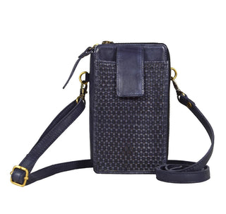 Milo Expressions Leather Compact Crossbody Purse