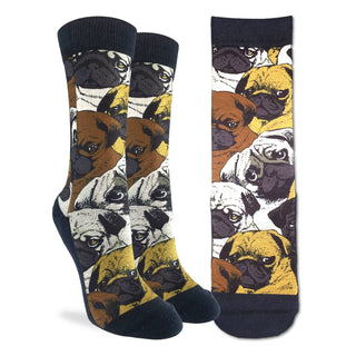 Good Luck Social Pugs Socks