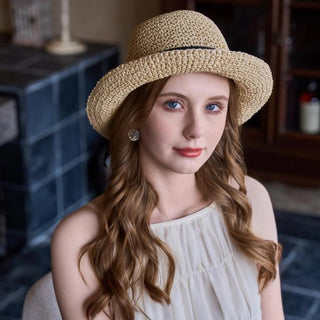 The Pathz "Rosie Bow" Melon Crochet Hat