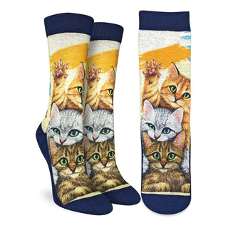 Good Luck Stack the Cat Socks