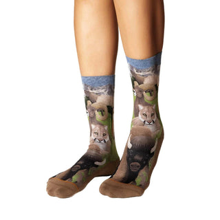 Good Luck Socks North American Animals Socks